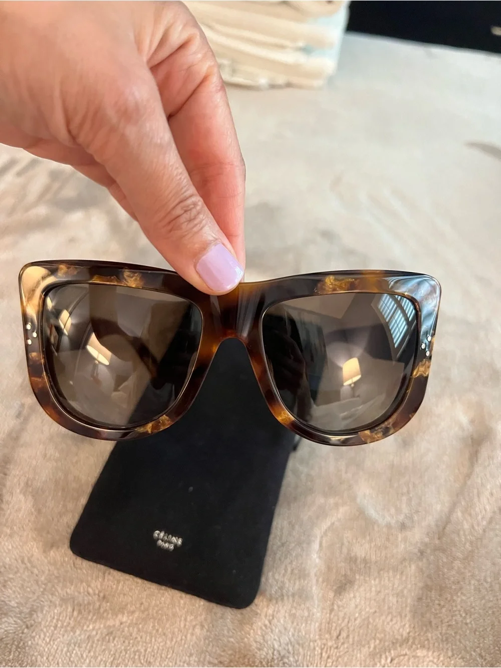 CELINE CL40157U HAVANA/ BROWN GRADIENT SUNGLASSES